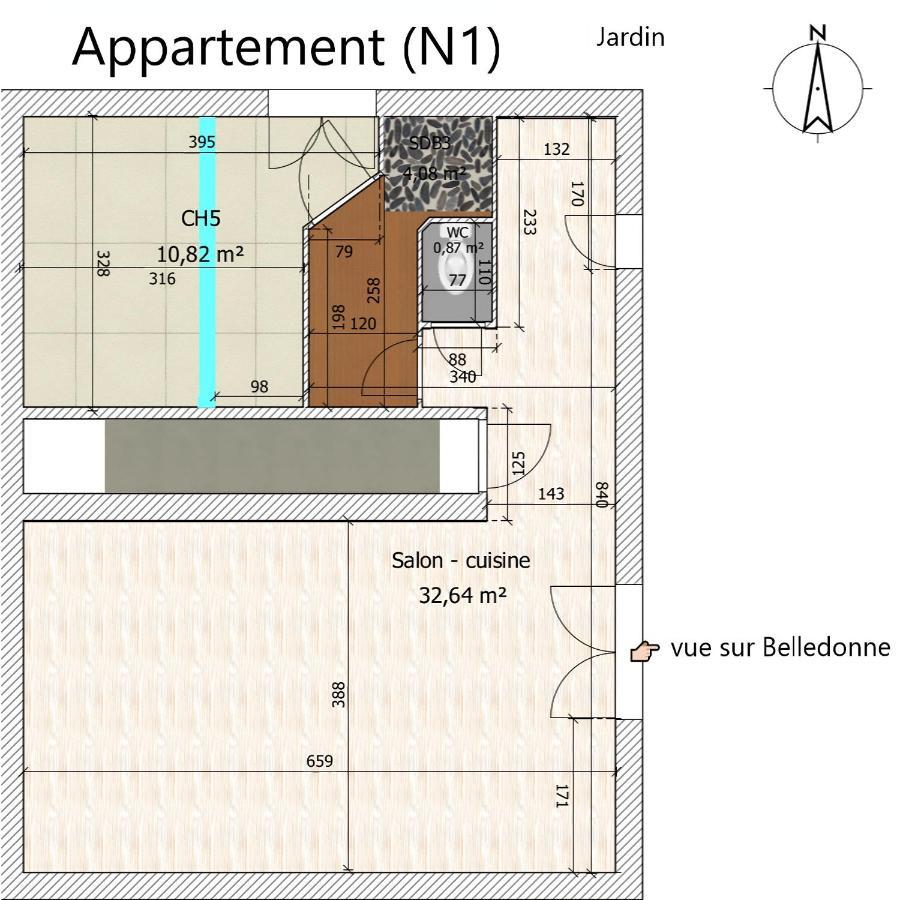 Appartement De Plain-Pied En Montagne Avec Vue Merveilleuse Sur Le Massif De Belledonne Saint Bernard du Touvet 외부 사진